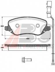 Комплект тормозных колодок A.B.S. 37380