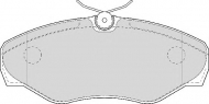 Комплект тормозных колодок NECTO FD6944A