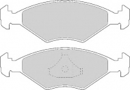 Комплект тормозных колодок NECTO FD6821A
