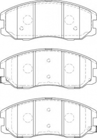 Комплект тормозных колодок NECTO FD7577A