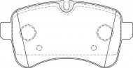 Комплект тормозных колодок NECTO FD7329V