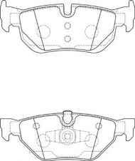 Комплект тормозных колодок NECTO FD7198A