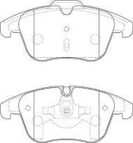 Комплект тормозных колодок NECTO FD7384A