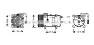 Компрессор AVA QUALITY COOLING CNK023