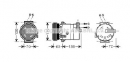 Компрессор AVA QUALITY COOLING FTK334