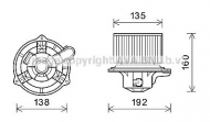 Электродвигатель AVA QUALITY COOLING HY8553