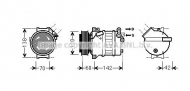 Компрессор AVA QUALITY COOLING OLK543