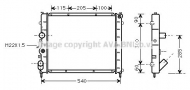 Теплообменник AVA QUALITY COOLING RT2215