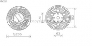 Сцепление AVA QUALITY COOLING MNC067