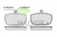 Комплект тормозных колодок KAGER 35-0331