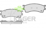 Комплект тормозных колодок KAGER 35-0570