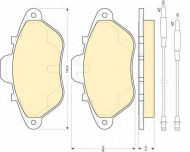 Комплект тормозных колодок GIRLING 6109843