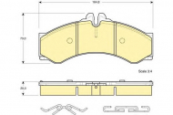 Комплект тормозных колодок GIRLING 6112889