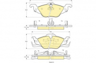 Комплект тормозных колодок GIRLING 6113512