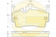 Комплект тормозных колодок GIRLING 6119616