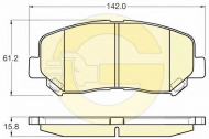 Комплект тормозных колодок GIRLING 6135627