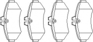Комплект тормозных колодок TOPRAN 401 286