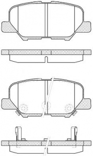 Комплект тормозных колодок WOKING P14363.02