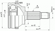 Шарнирный комплект OPEN PARTS CVJ5358.10