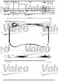 Комплект тормозных колодок VALEO 601306