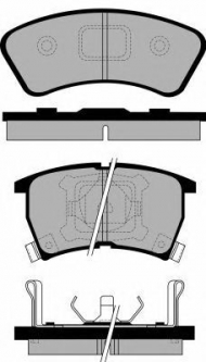 Комплект тормозных колодок Brake ENGINEERING PA761