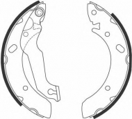 Комлект тормозных накладок Brake ENGINEERING SH2603