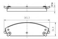 Комплект тормозных колодок FREMAX FBP-1703