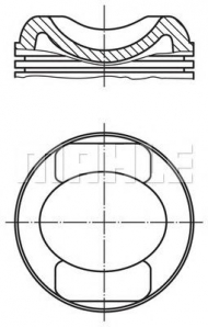 Поршень PERFECT CIRCLE 55 04928 0
