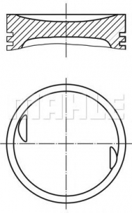 Поршень PERFECT CIRCLE 56 11928 0