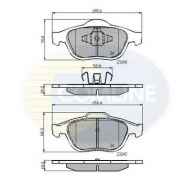 Комплект тормозных колодок COMLINE CBP01116