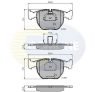 Комплект тормозных колодок COMLINE CBP01096