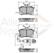 Комплект тормозных колодок COMLINE ADB2797