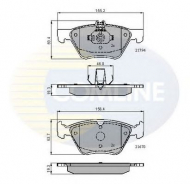 Комплект тормозных колодок COMLINE CBP0913