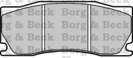 Комплект тормозных колодок BORG & BECK BBP2296