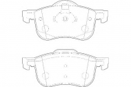 Комплект тормозных колодок WAGNER WBP23073A