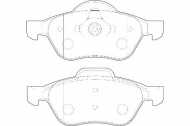 Комплект тормозных колодок WAGNER WBP23215A