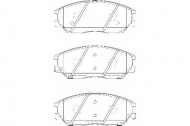 Комплект тормозных колодок WAGNER WBP24167A
