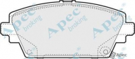 Комплект тормозных колодок APEC braking PAD1043