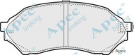 Комплект тормозных колодок APEC braking PAD1081