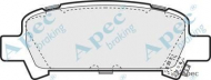 Комплект тормозных колодок APEC braking PAD1143