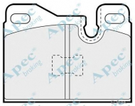Комплект тормозных колодок APEC braking PAD566