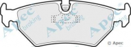 Комплект тормозных колодок APEC braking PAD656