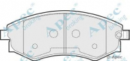 Комплект тормозных колодок APEC braking PAD1504