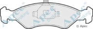 Комплект тормозных колодок APEC braking PAD631