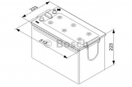 Аккумулятор BOSCH 0 092 T50 770