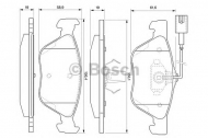Комплект тормозных колодок BOSCH 0 986 424 576
