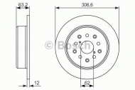 Тормозной диск BOSCH 0 986 479 339