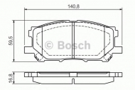 Комплект тормозных колодок BOSCH 0 986 494 218