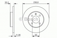 Тормозной диск BOSCH 0 986 479 825