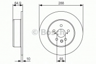 Тормозной диск BOSCH 0 986 479 970